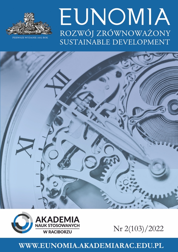 					Pokaż  Tom 103 Nr 2 (2022): Eunomia - Rozwój Zrównoważony - Sustainable Development
				