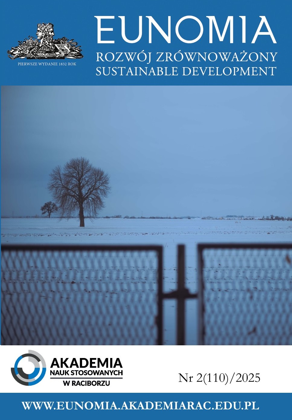 					Pokaż  Tom 110 Nr 2 (2025): Eunomia - Rozwój Zrównoważony - Sustainable Development
				